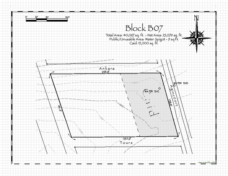 Pennsic 49 Block B07 Map