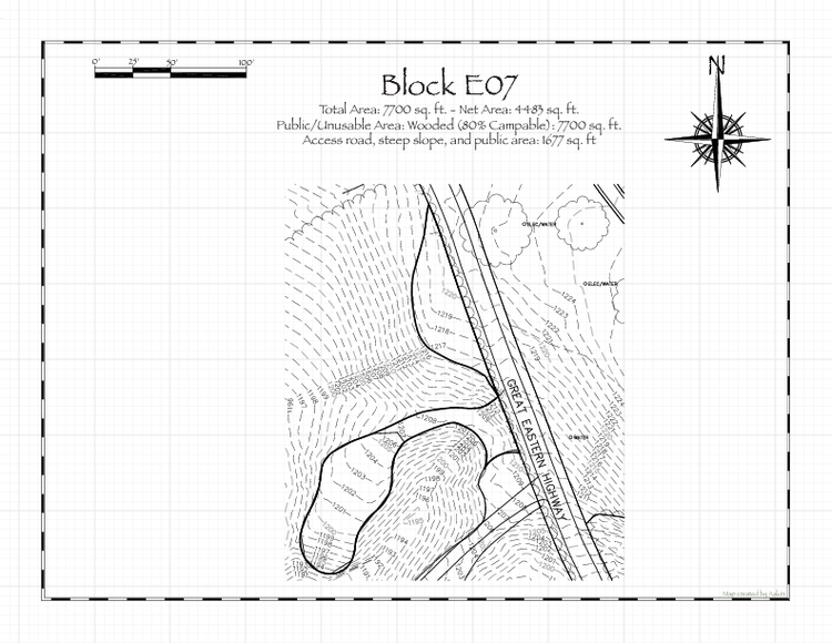 Pennsic 49 Block E07 Map