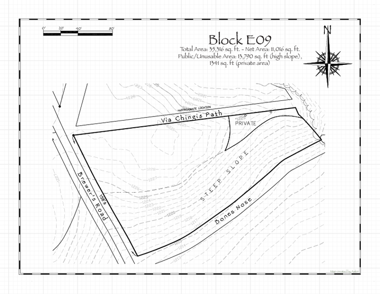 Pennsic 49 Block E09 Map