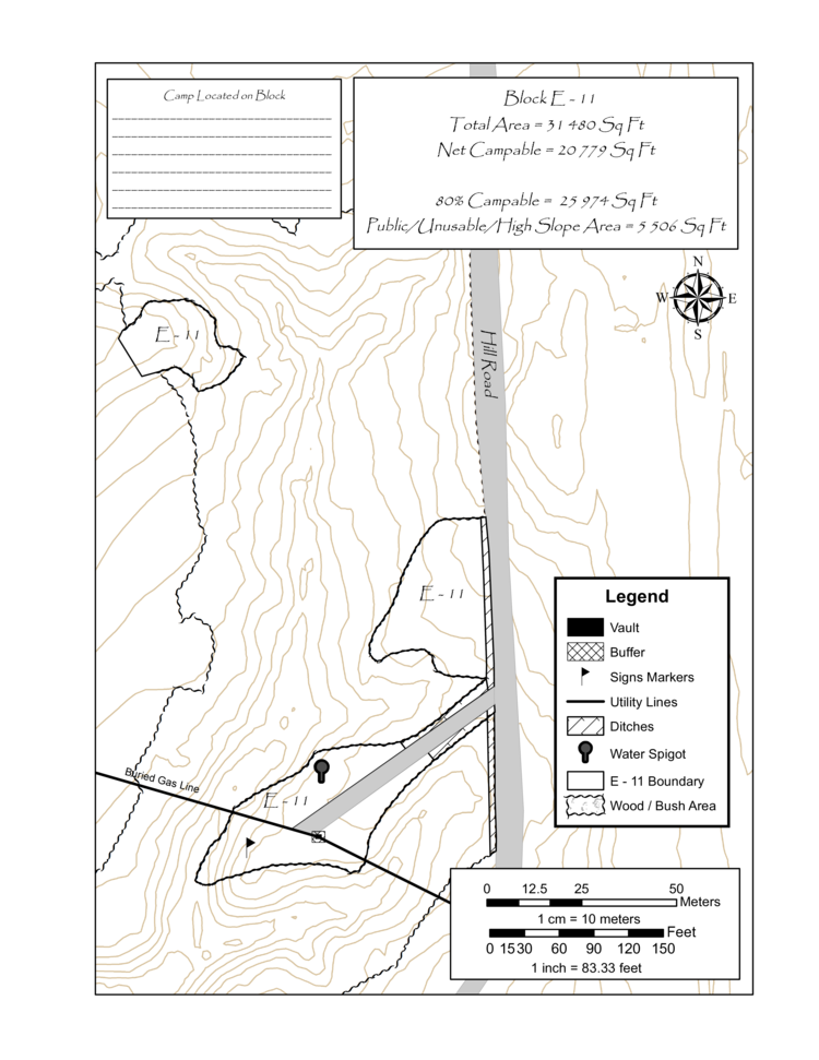 Pennsic 49 Block E11 Map