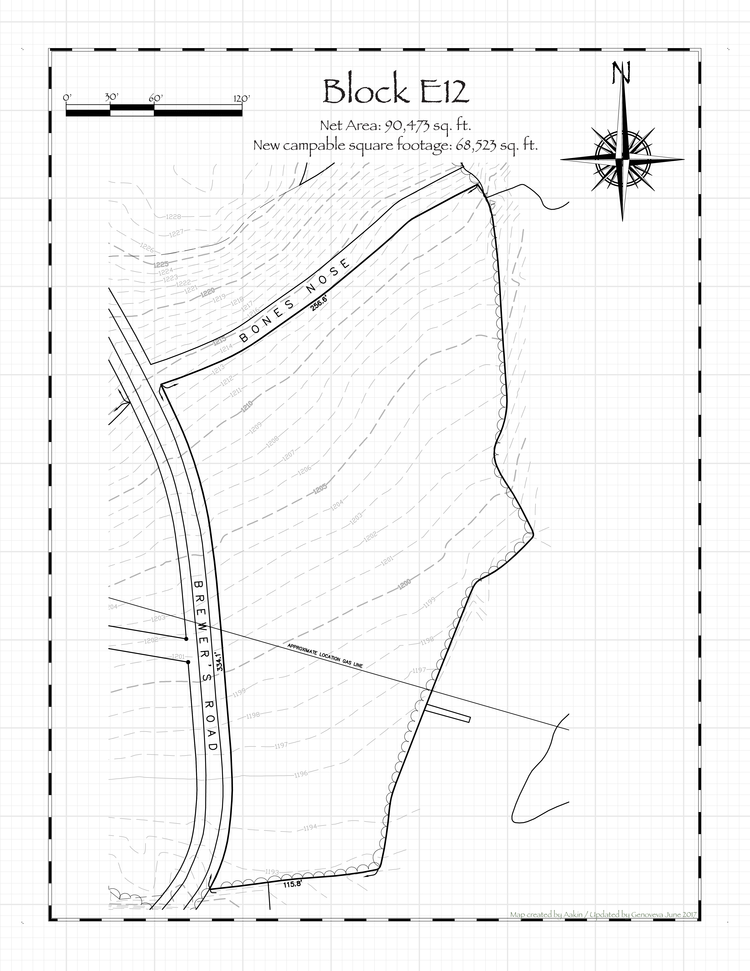 Pennsic 49 Block E12 Map