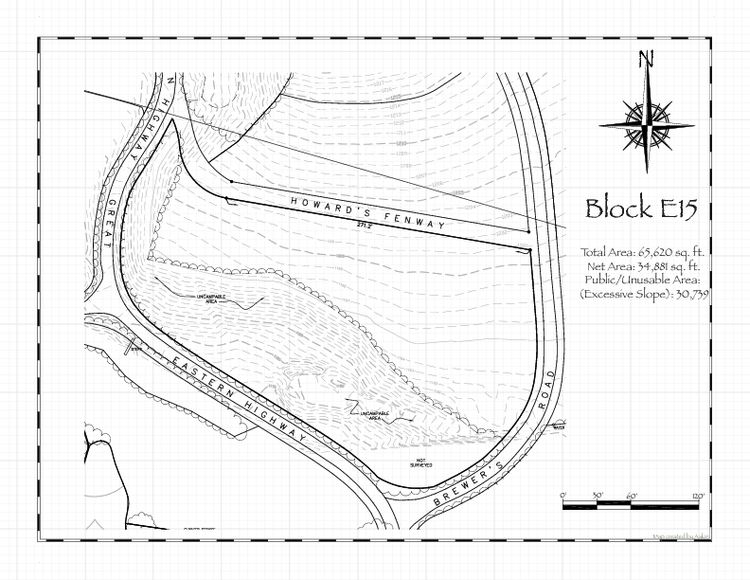 Pennsic 49 Block E15 Map