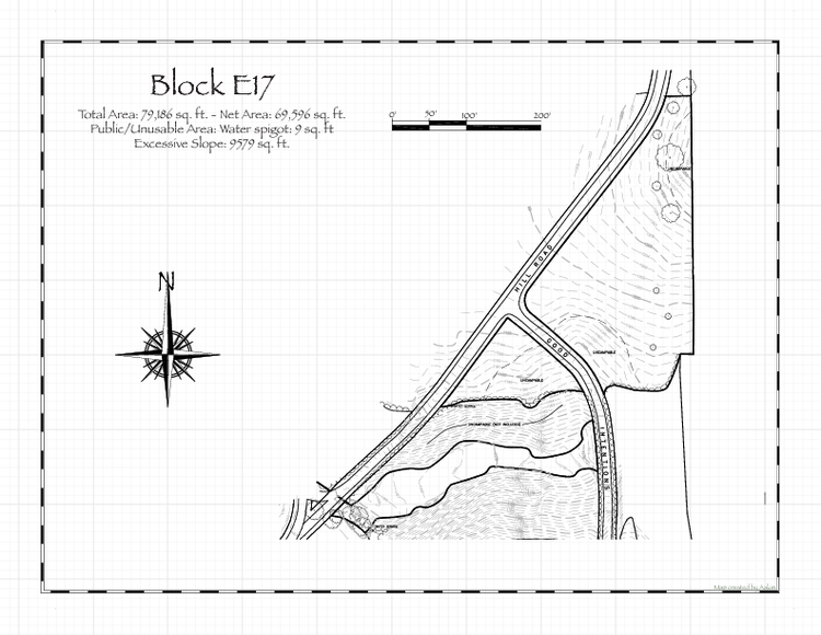 Pennsic 49 Block E17 Map