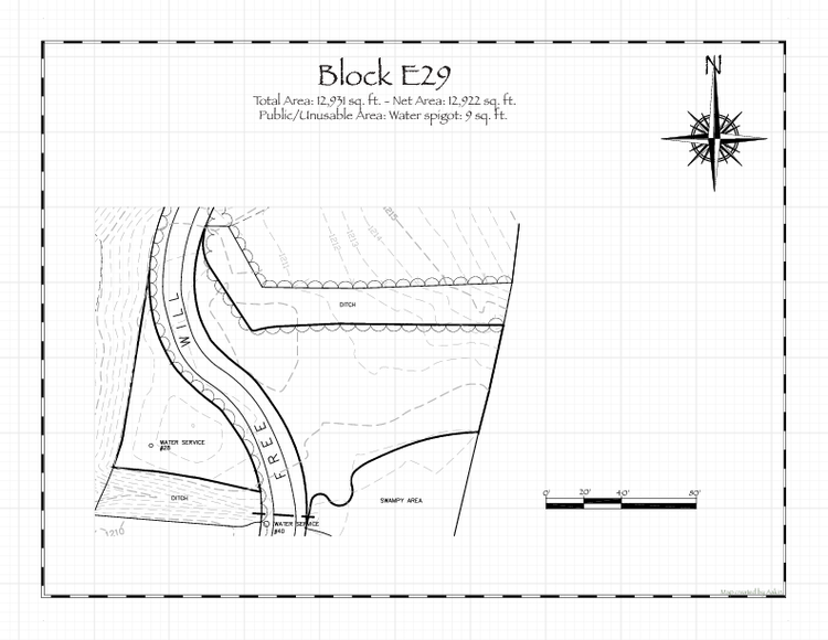 Pennsic 49 Block E29 Map