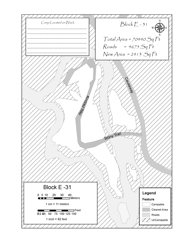 Pennsic 49 Block E31 Map