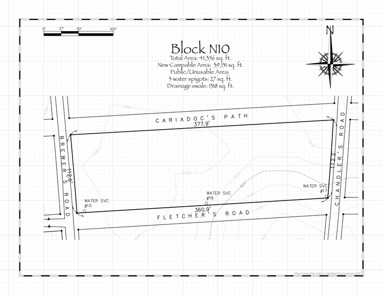 Pennsic 49 Block N10 Map