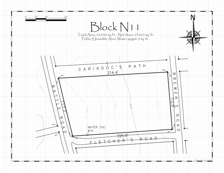 Pennsic 49 Block N11 Map