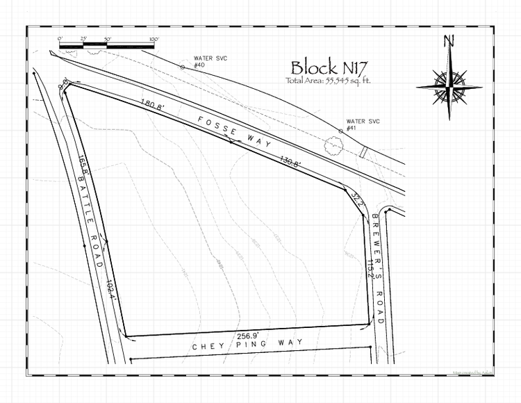 Pennsic 49 Block N17 Map