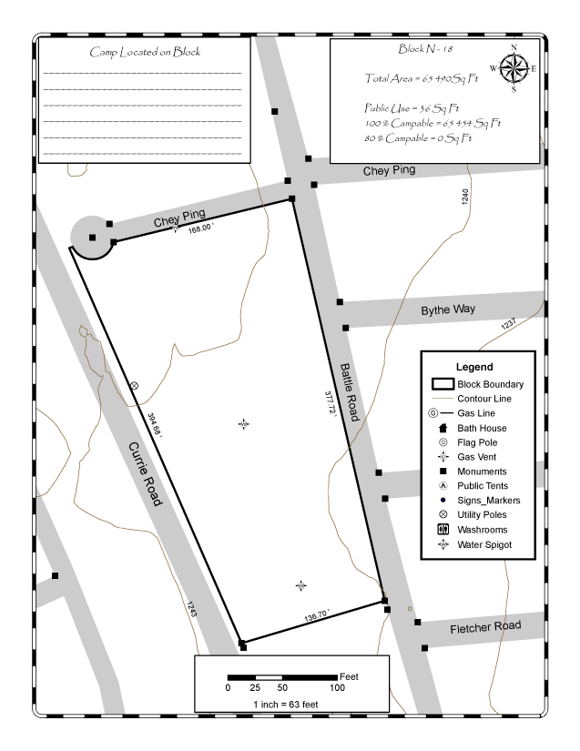 Pennsic 49 Block N18 Map