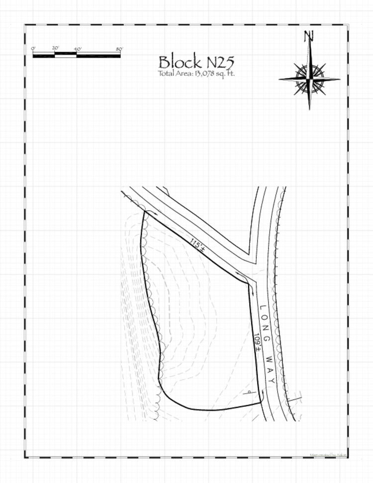 Pennsic 49 Block N25 Map