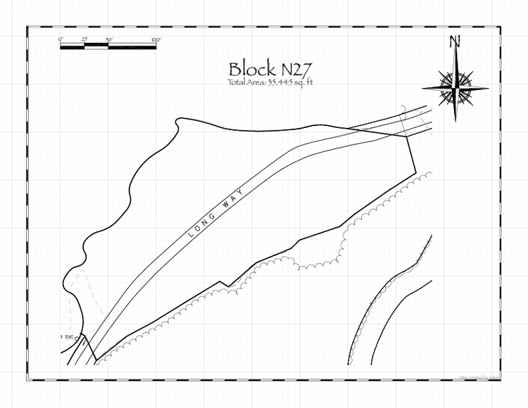 Pennsic 49 Block N27 Map