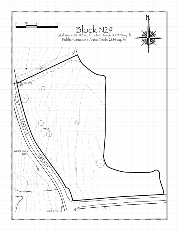 Pennsic 49 Block N29 Map