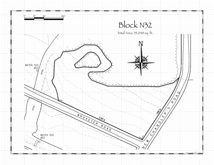 Pennsic 49 Block N32 Map