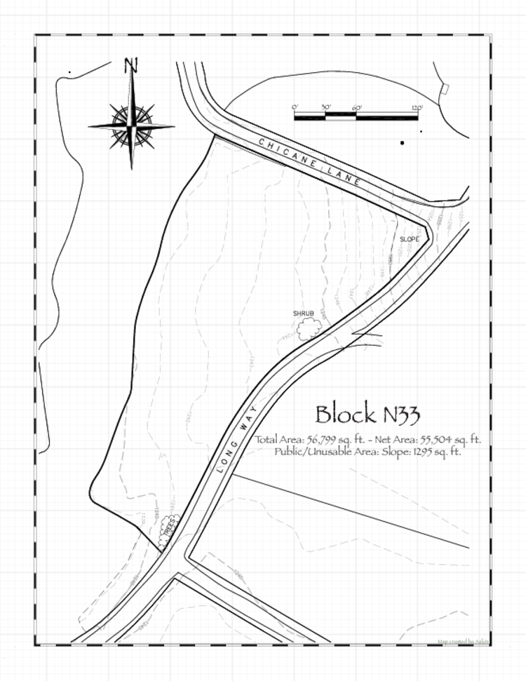Pennsic 49 Block N33 Map