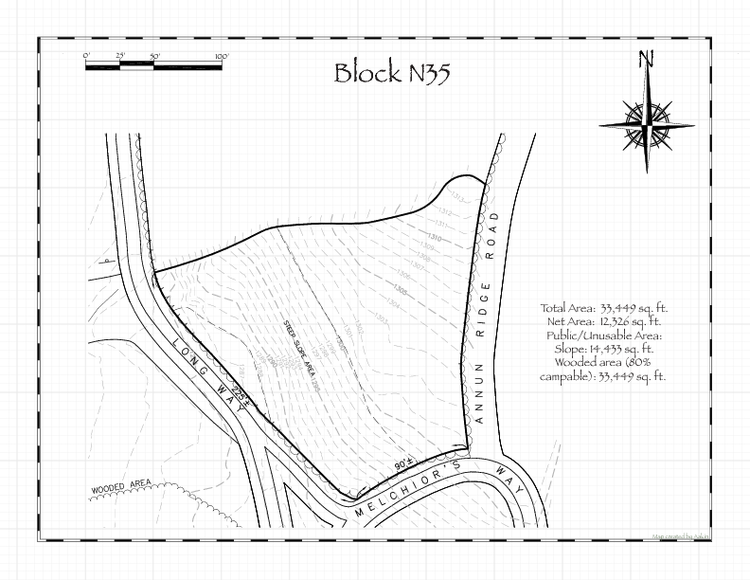 Pennsic 49 Block N35 Map