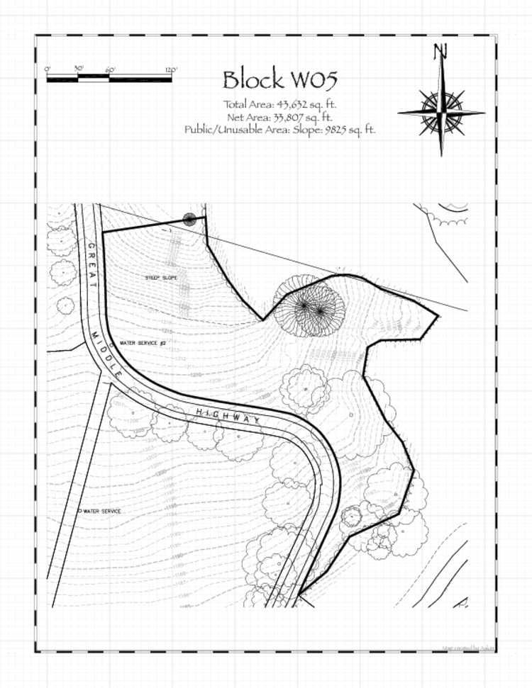 Pennsic 49 Block W05 Map