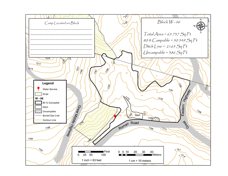 Pennsic 49 Block W06 Map