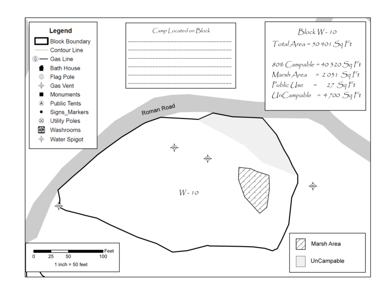 Pennsic 49 Block W10 Map