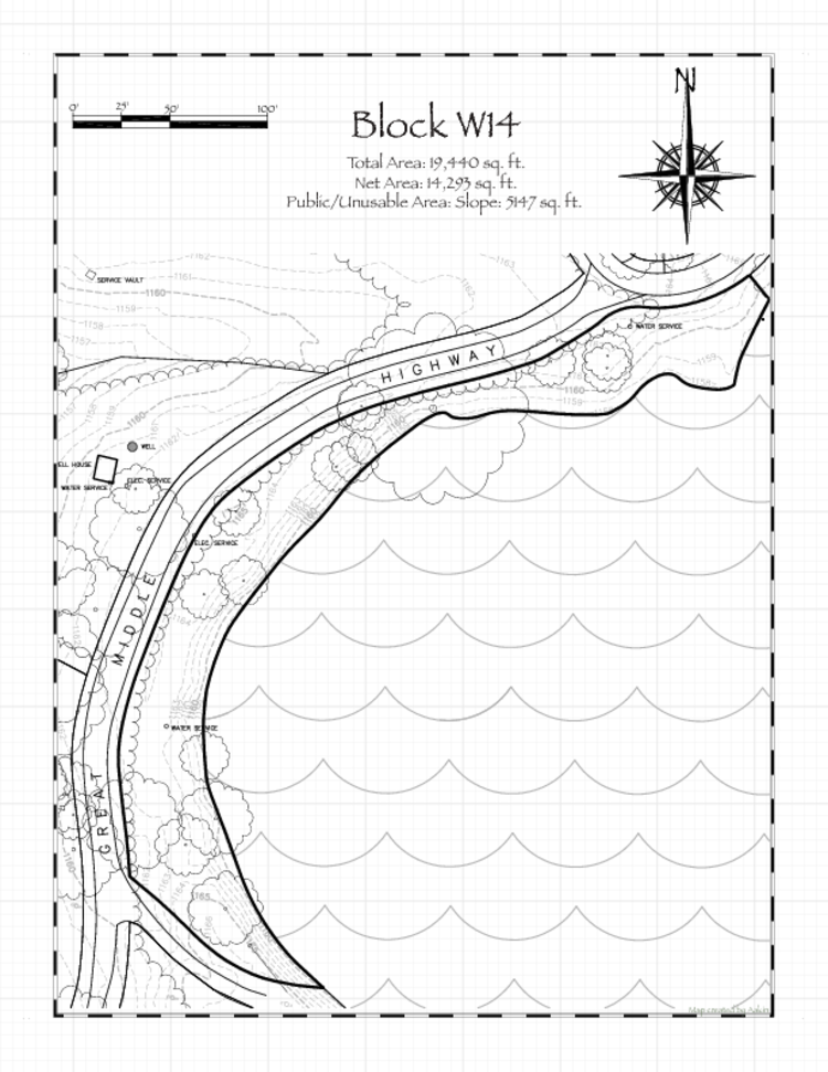 Pennsic 49 Block W14 Map
