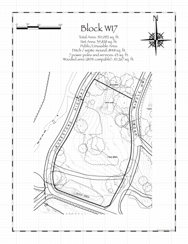 Pennsic 49 Block W17 Map