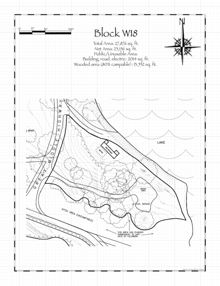 Pennsic 49 Block W18 Map