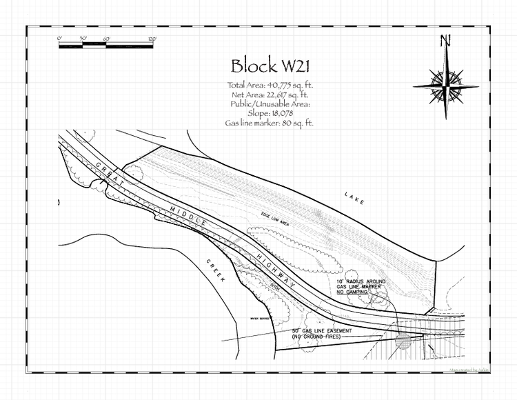 Pennsic 49 Block W21 Map